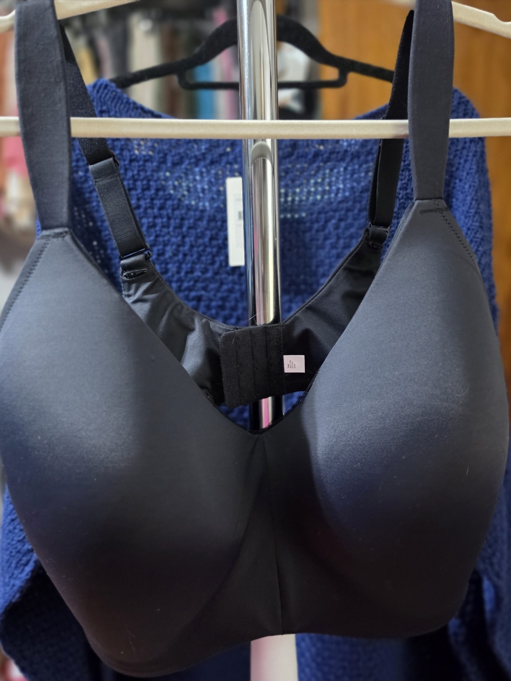 Auden Black Seamless Wireless T-Shirt Bra